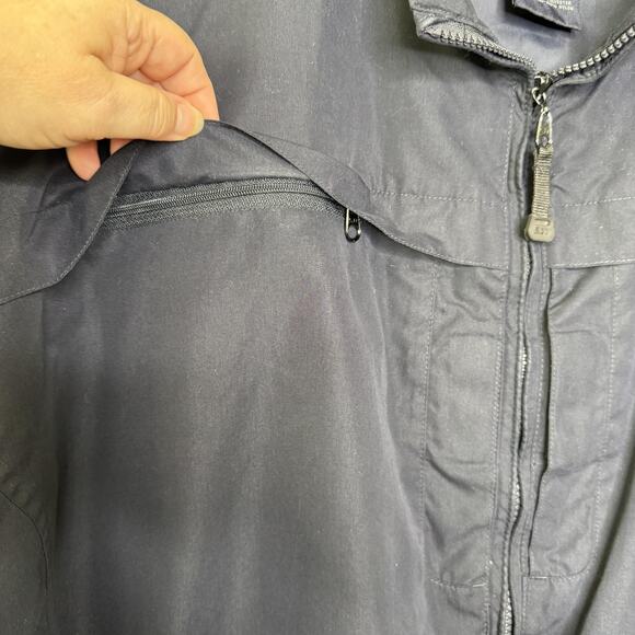 5.11 Tactical Series Jacket Mens 2XL Navy Lightweight Windbreaker Zip Pockets - Picture 4 of 11